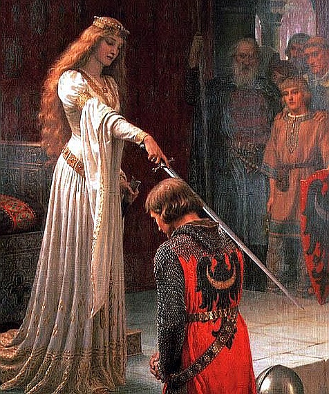 Edmund Blair's Painting: The Accolade